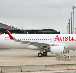 Airbus A320 von AUA: Durfte nicht nach Moskau starten.