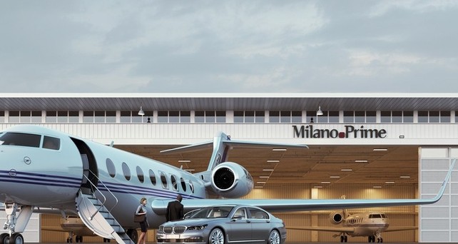 Businessjet am Flughafen Linate: Das Flughafenmanagement hat die Preise massiv erhöht.