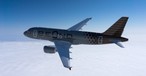 Ein Airbus A319 in Beond-Lackierung: Die Airline startet in diesem November ihren Flugbetrieb.