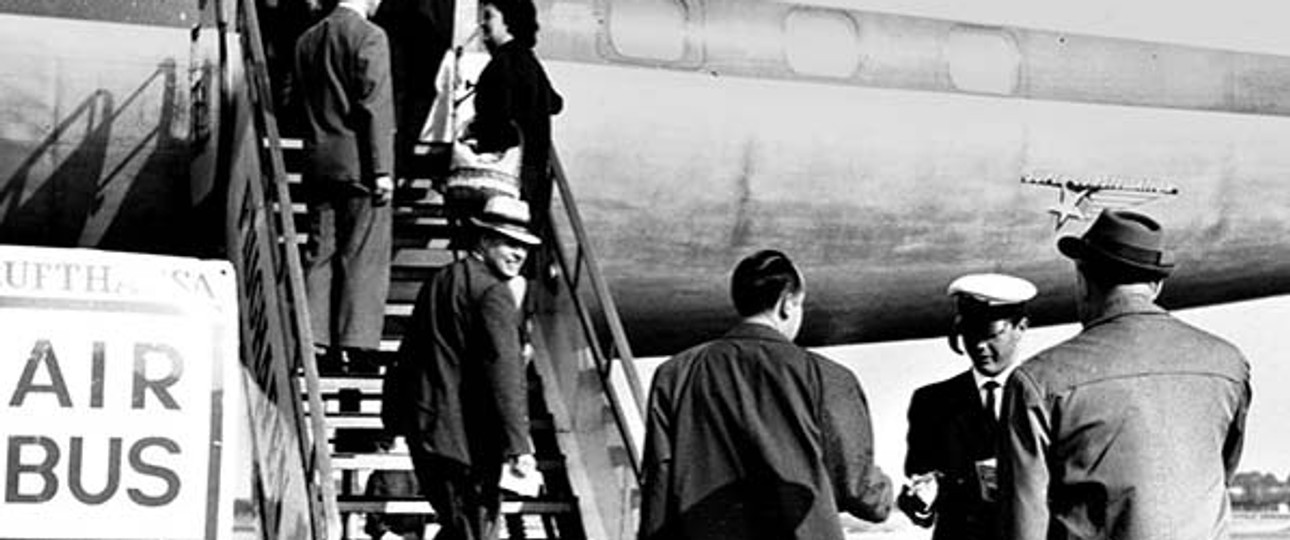 Lockheed Super Constellation als Airbus: Bei dem Konzept kauften Passagiere ihre Tickets an Bord.