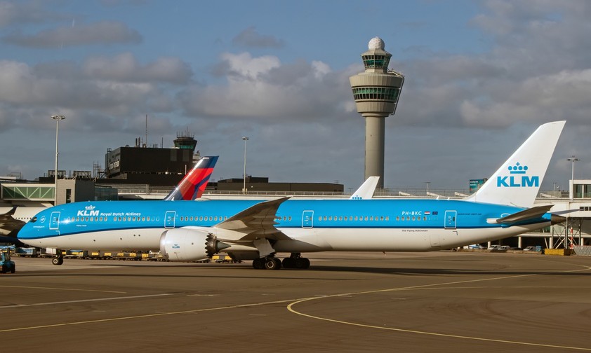 klm boeing 787 dreamliner amsterdam