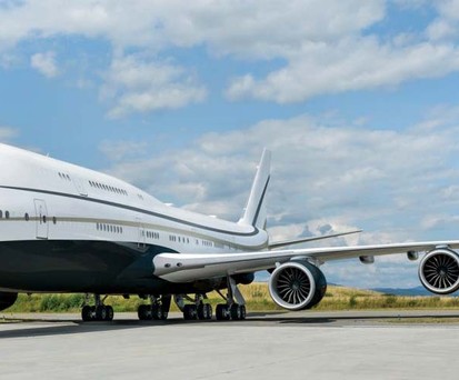 Boeing BBJ 747-8 im Design von Cabinet Alberto Pinto: Richtig edel wird es im Inneren.