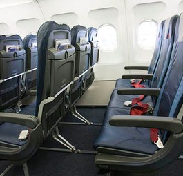 Die neuen Sitze von Air Serbia: Mehr ist hier mehr - trotz mehr Sitzen mehr Komfort, verspricht die Fluglinie.