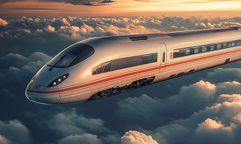 Fliegender Hochgeschwindigkeitszug: Eine Fantasie, aber faktisch oft schon Realität.
