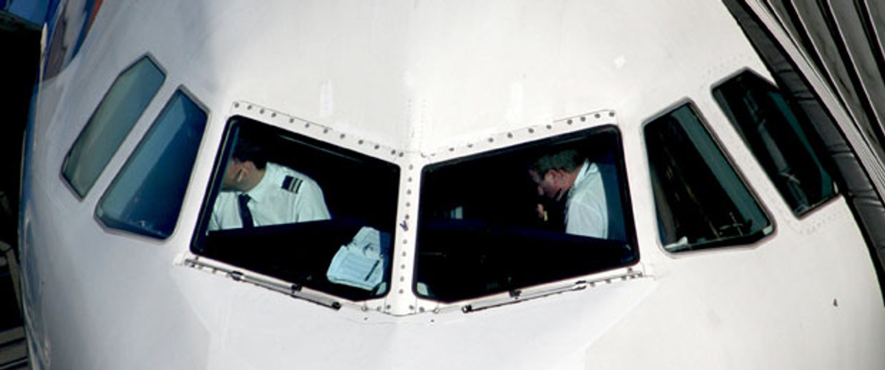 Piloten sind besonders stark von Schlafproblemen betroffen.