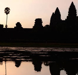 Angkor Wat: Im Winter viel bereist.