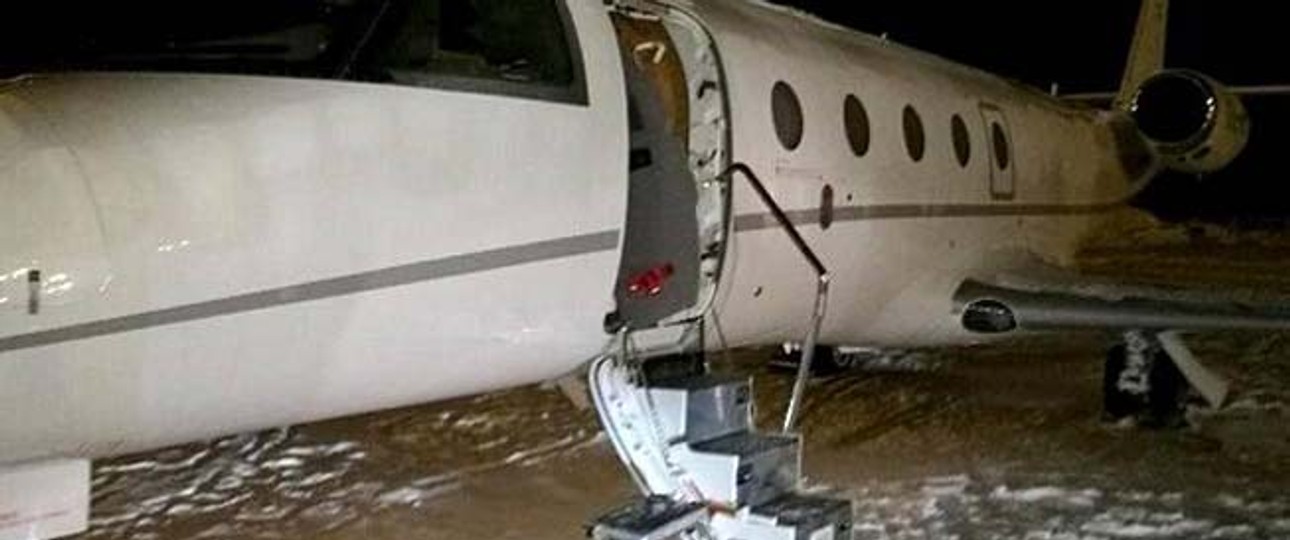 Das Unfallflugzeug: «Außergewöhnlicher Vorfall».