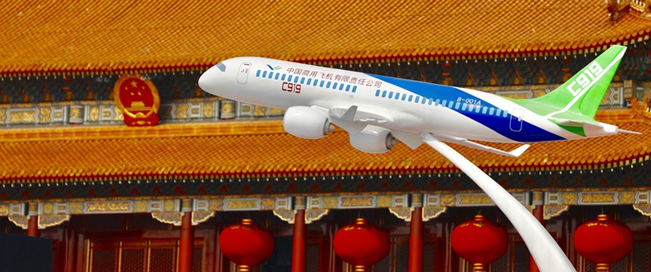 Modell der Comac C919: Wann wird das richtige Flugzeug zugelassen?