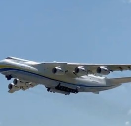 Antonov An-225 probt für ukrainischen Unabhängigkeitstag
