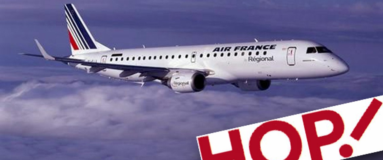 Embraer 190 von Air France Régional und Logo: Bald als Hop unterwegs?