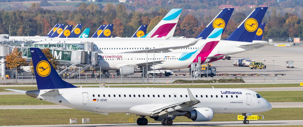 Embraer E195 von Lufthansa Cityline: Die neue Konzernairline soll Cityline ähneln.