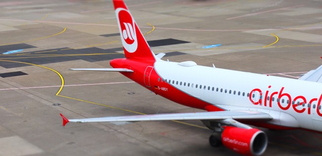 Flugzeug von Air Berlin: Piloten suchen neue Arbeitgeber.