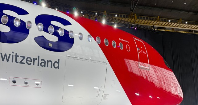 Airbus A350 HB-IHF: Erstmal am Boden.