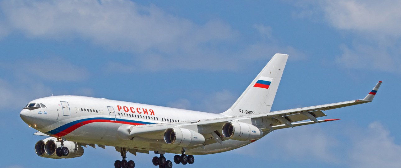 Eine Ilyushin Il-96 Russlands: Durfte sie nicht in den EU-Luftraum?