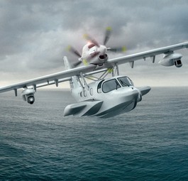Dornier Seawings Orca: Das Flugboot ist speziell für Such- und Rettungsmissionen ausgelegt.