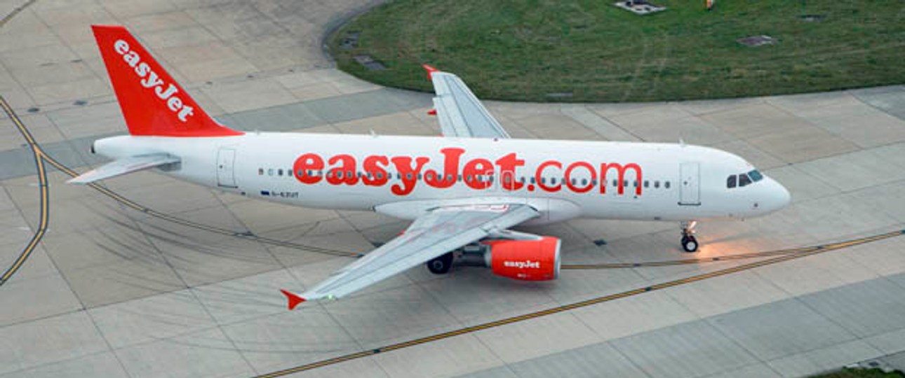 Airbus A320 von Easyjet: Drei missglückte Landungen.