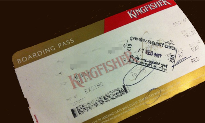 Kingfisher-Bordkarte: In letzter Zeit eine Rarität.