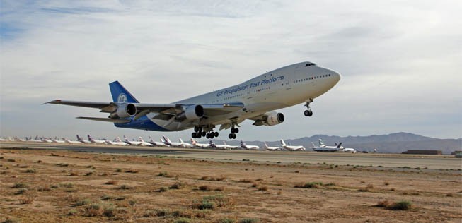 Bis zuletzt wurde der umgebaute Jumbo-Jet zum Testen neuer Triebwerke verwendet.