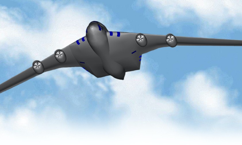 Visualisierung eines Blended-Wing-Body-Fliegers des Tsagi: Ist das die Langstreckenzukunft?