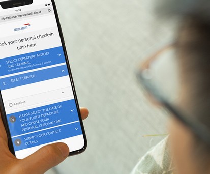 Check-in ohne Warteschlange: Mit dem neuen System von British Airways spart man sich Zeit am Flughafen.