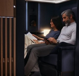 Gäste in der First Class Suite Plus: Lufthansa rudert zurück.