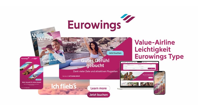 Der neue Markenauftritt von Eurowings.
