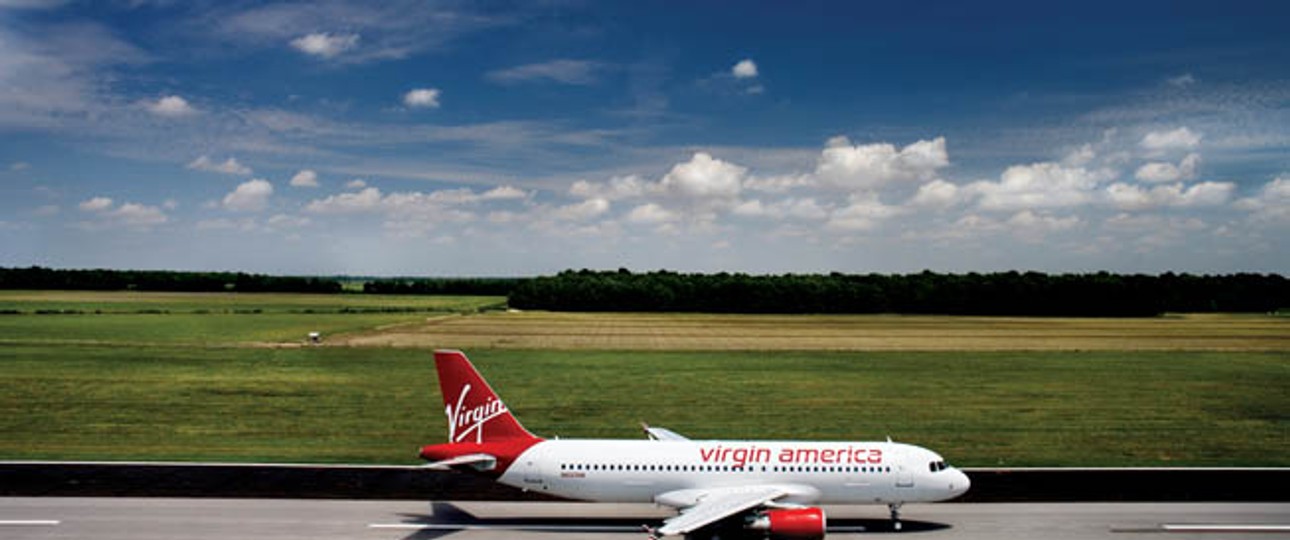 Airbus A320 von Virgin America: Relativ hohe Leasingraten.