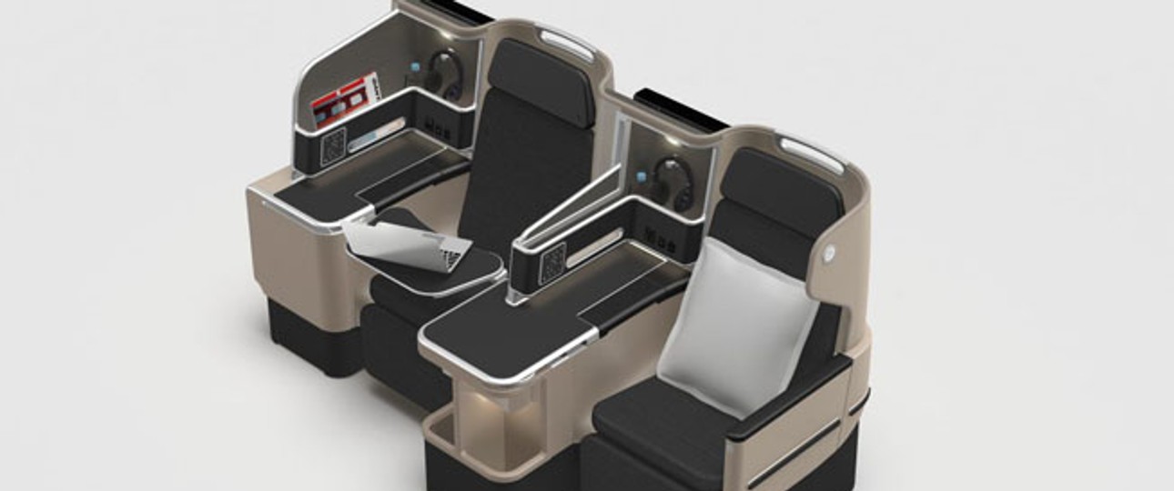 Business Class des Dreamliners von Qantas.