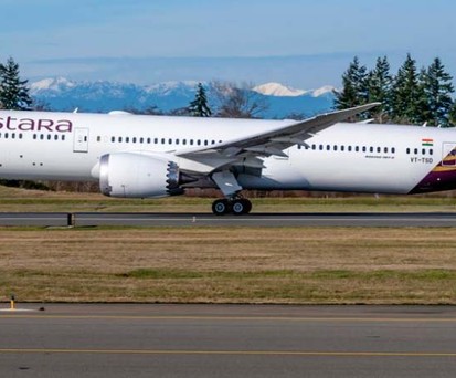 Die Boeing 787-9 von außen: Vistara hat sechs Exemplare bestellt.