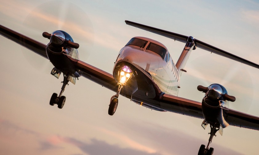 Beechcraft King Air 250: Soll in Lugano zu Linienflügen starten.