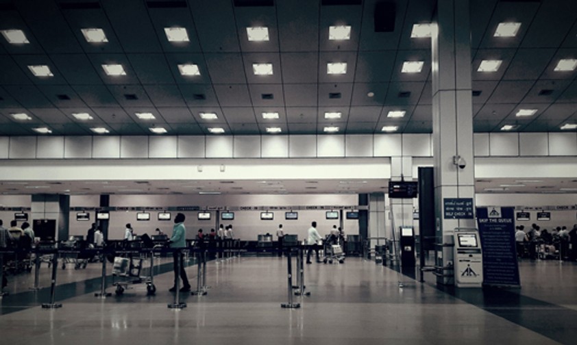 Indischer Flughafen (hier in Thiruvananthapuram): Digital statt Papier.