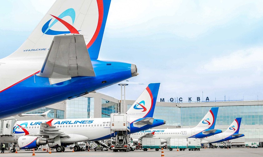 Flieger von Ural Airlines: Viele Jets nun in Russland registriert.