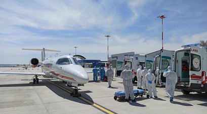 Learjet von Red Star Aviation: Die Airline hat Hantavirus-Patienten nach Amsterdam geflogen.