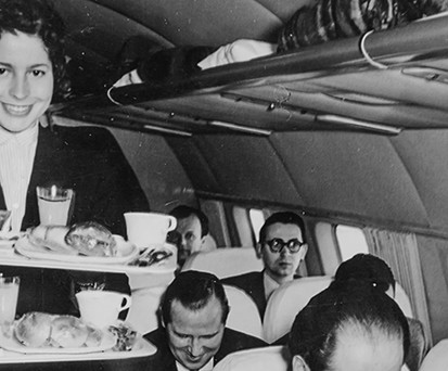 Margot von Engelmann und ihr 176-Mark-Lächeln: Sie prägte die Lufthansa mit.