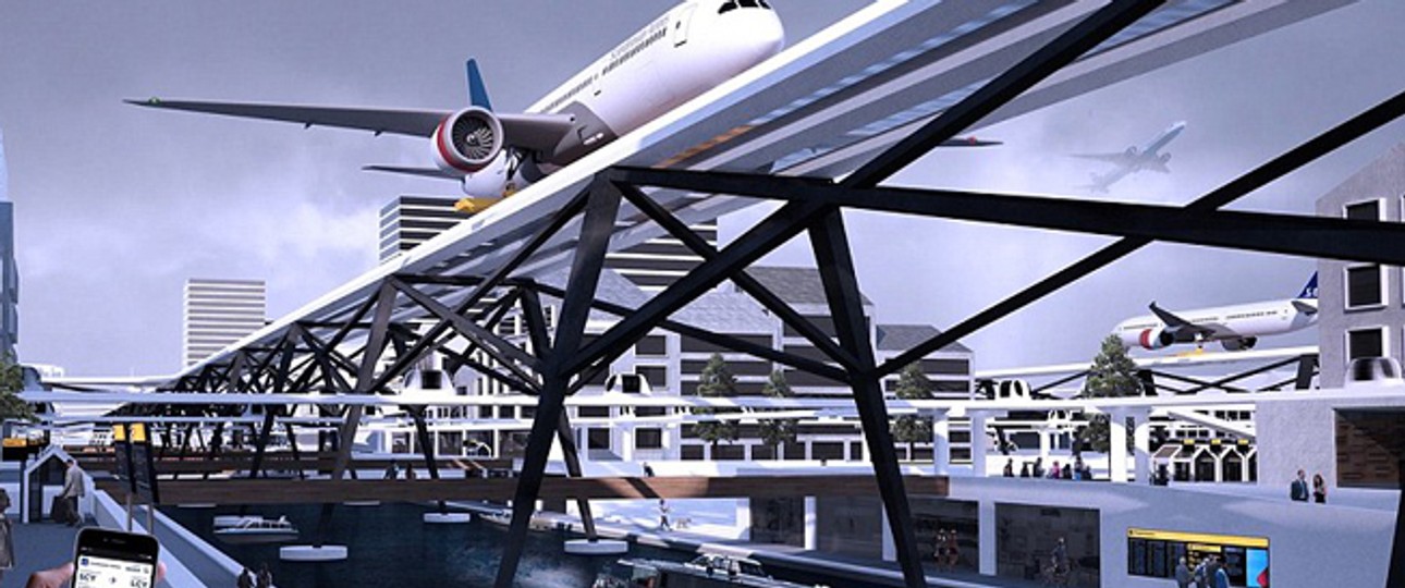 Für Planespotter wäre es ein Paradies: So stellt sich Student Alex Sutton den Stadtflughafen vor.