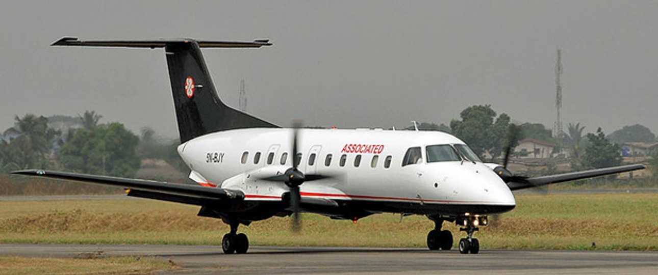 Embraer 120 von Associated: Ein solcher Flieger stürzte nach dem Start in Lagos ab.