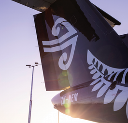 Flieger von Air New Zealand: Nachhaltige Treibstoffe Made in New Zealand - das ist möglich.