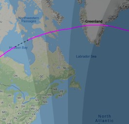 Die Route der Auslieferung bei Flightradar: Es ging nach London Gatwick.