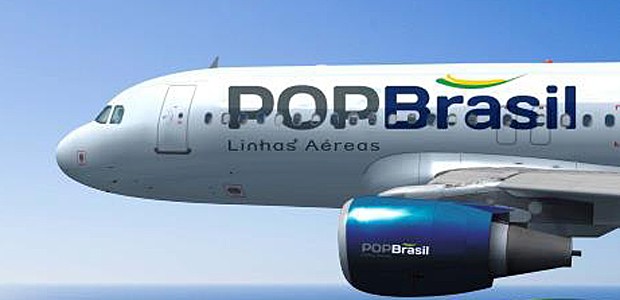 So soll die Bemalung von Pop Brasil aussehen: Start mit Charterflügen.
