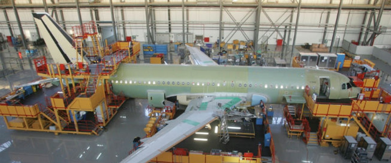 Airbus-Werk in Tianjin: Der Hersteller setzt auf China.
