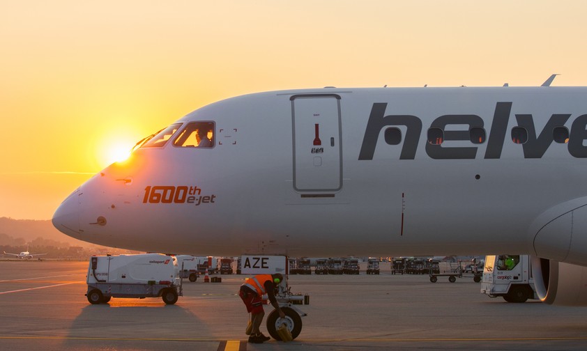 Embraer E2 von Helvetic Airways: Arbeitet scho lange mit Swiss zusammen.