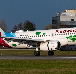 Steiermark-A319 von Eurowings: Ab sofort unterwegs.