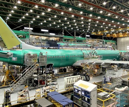 Produktion der Boeing 737 Max: Der Ausstoß darf vorerst nicht erhöht werden.
