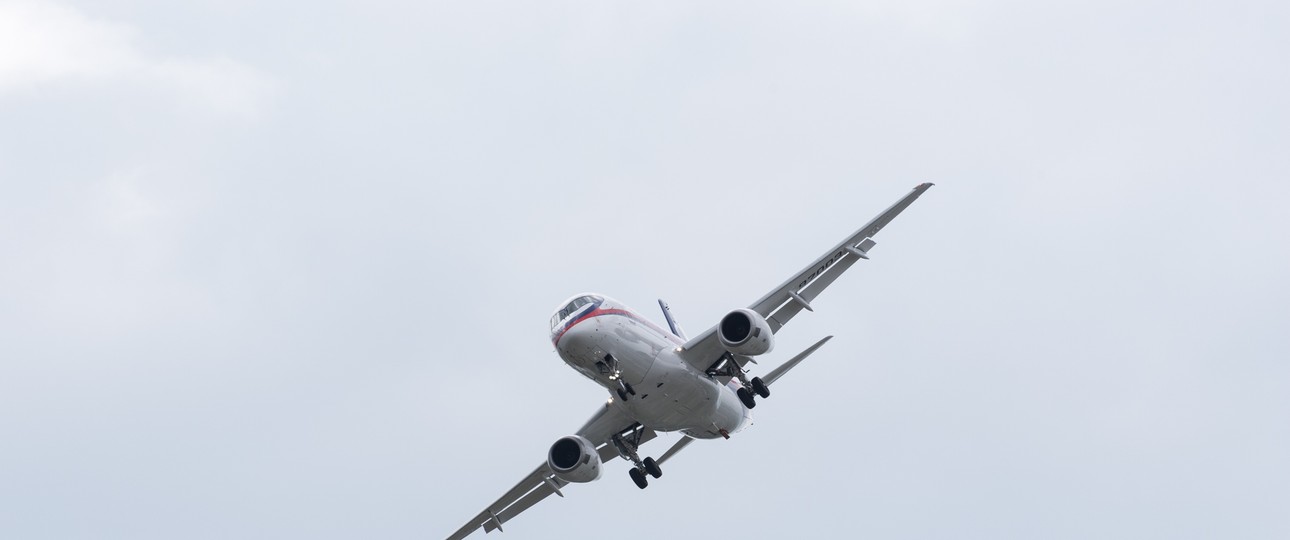 Superjet im Flug: Wird russischer.