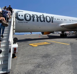 Boeing 767 von Condor: Reisende prügelten sich an Bord.