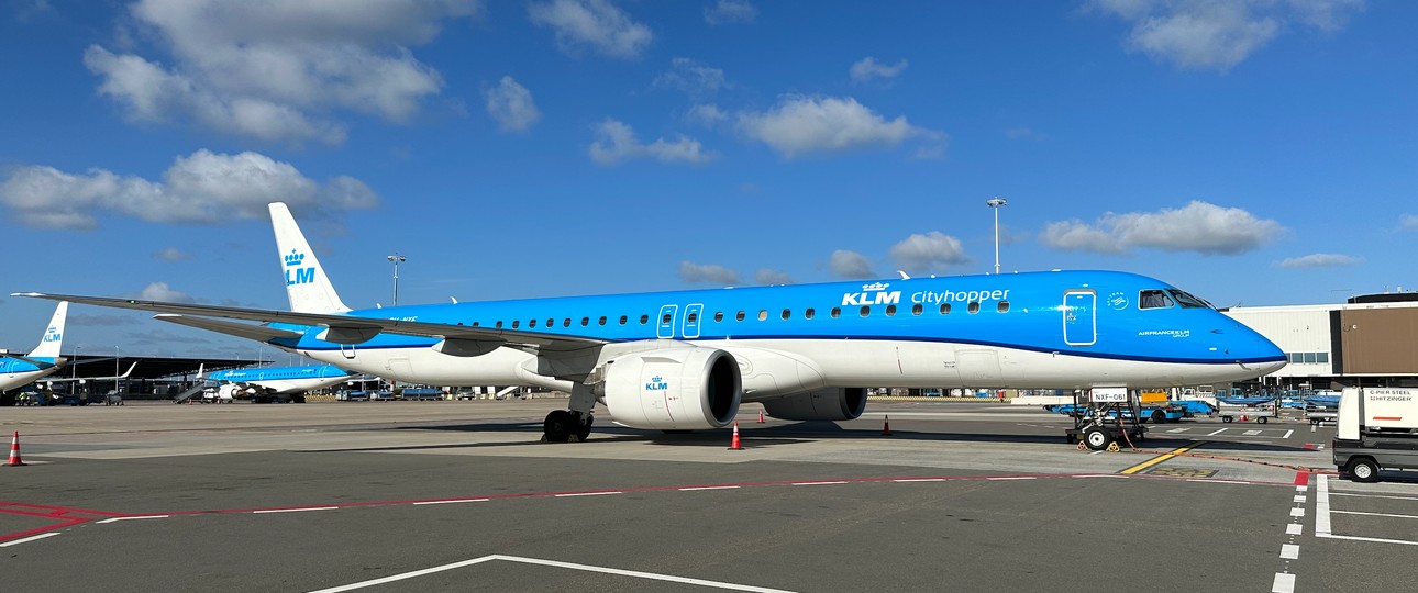 Embraer E2 von KLM: Acht Flieger heben derzeit nicht ab.