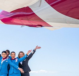 Crew von Eurowings: Der Flug soll künftig nur ein Teil des ganzen Pakets sein.