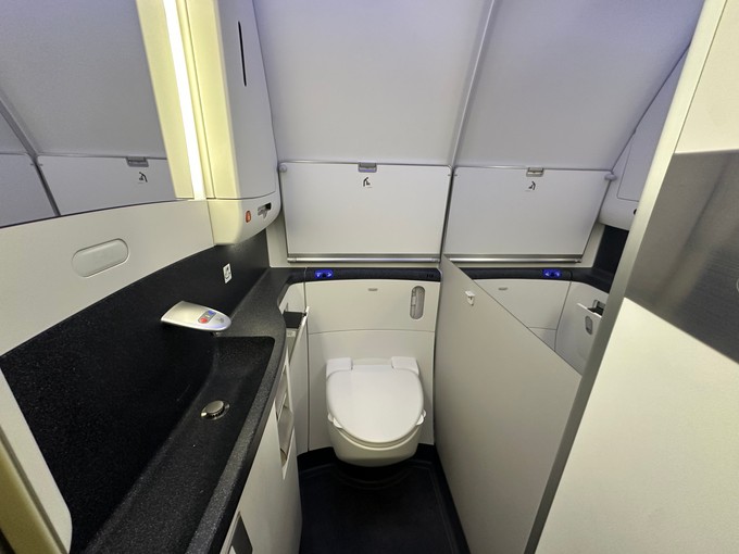 Die WCs sind hier kleiner.