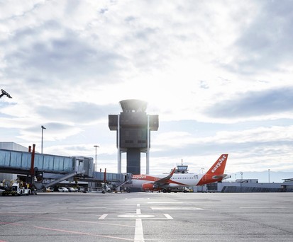 Kontrollturm in Genf: Ein technisches Problem plagt die Flugsicherung.
