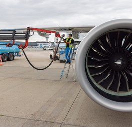 Betankung mit E-SAF-Anteil bei KLM: Vorerst nur ein Demonstrationsflug.